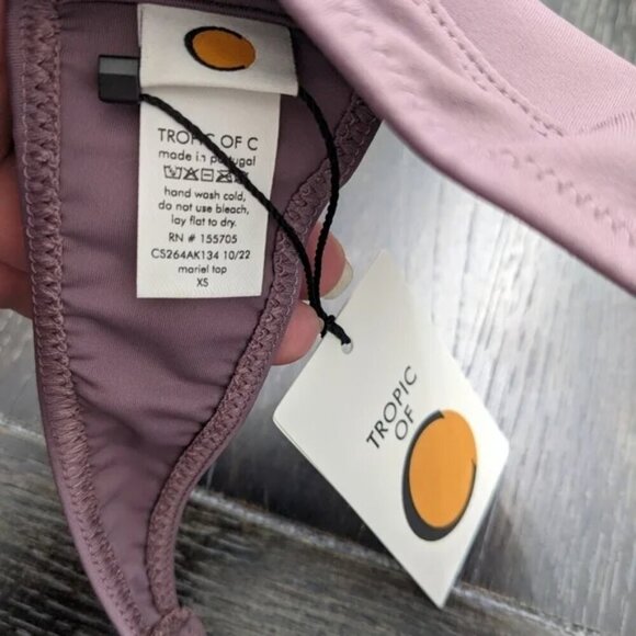 NWT Tropic of C | Mariel top and Venus bottom in Raisin - Picture 5 of 11